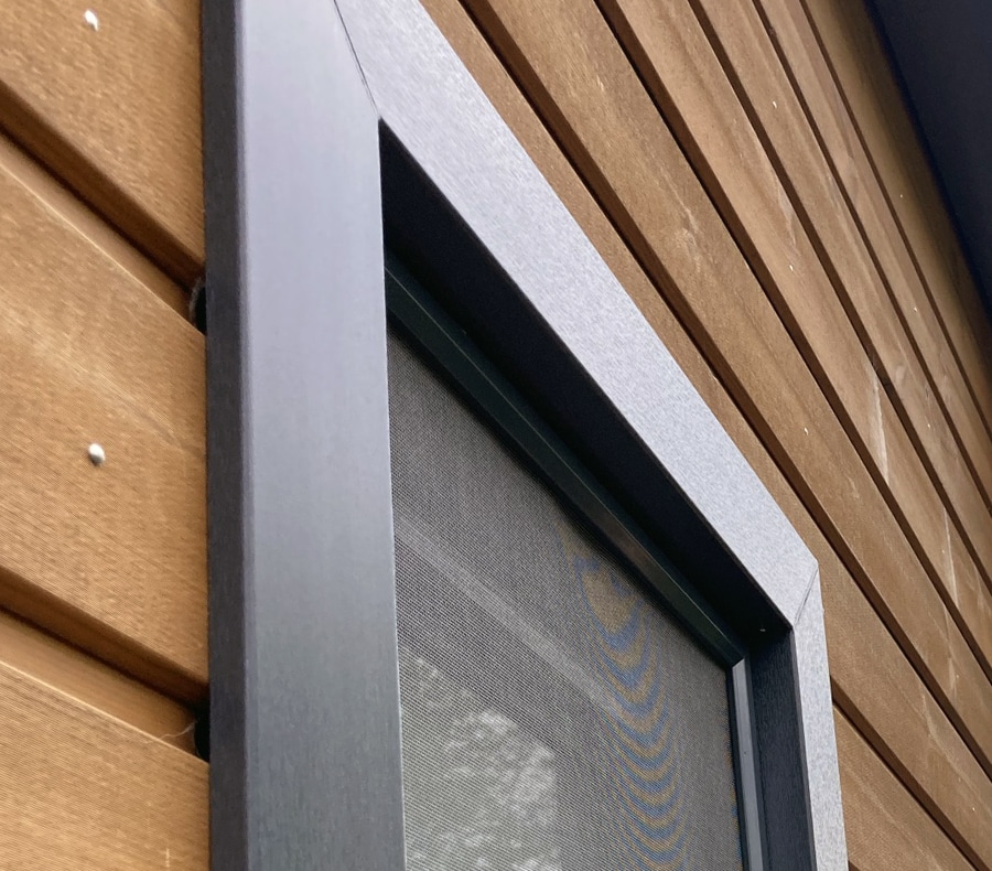 Kunststof kozijn in hout