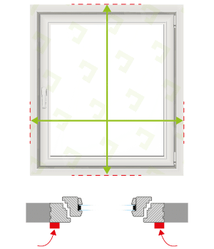 Illustratie meten - op de dag (maat)