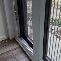 Plissé deurhor schuifpui